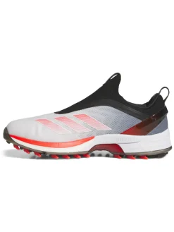 adidas Adizero ZG BOA Spikeless Golf Shoes - Ftwr White/Lucid Red/Core Black