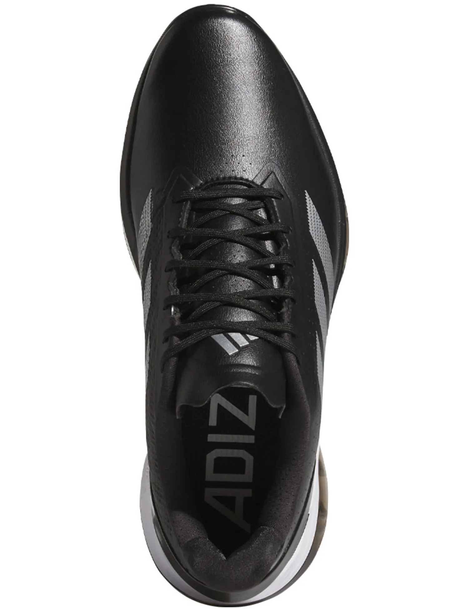 adidas Adizero ZG Spikeless Golf Shoes - Core Black/Silver Met./Lucid Lemon