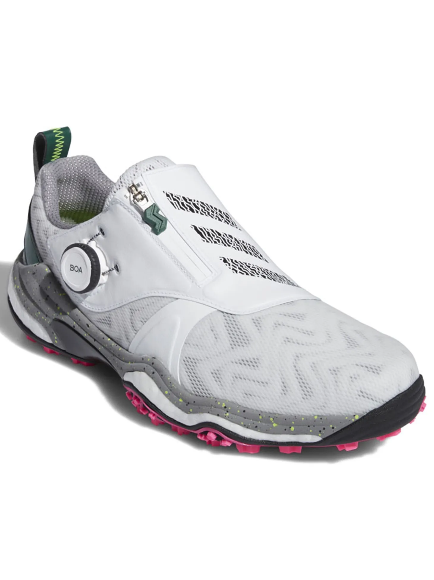 adidas Codechaos BOA 25 Spikeless Golf Shoes - Ftwr White/Core Black/Col. Green