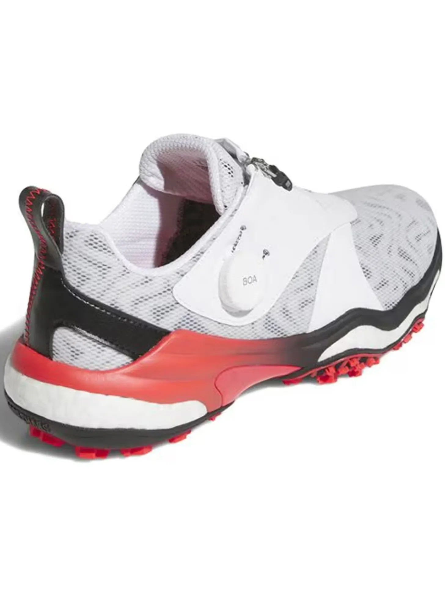 adidas Codechaos BOA 25 Spikeless Golf Shoes - Cloud White/Core Black/Lucid Red