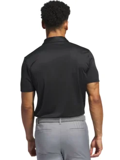 adidas Core Chest Stripe Polo Shirt - Black