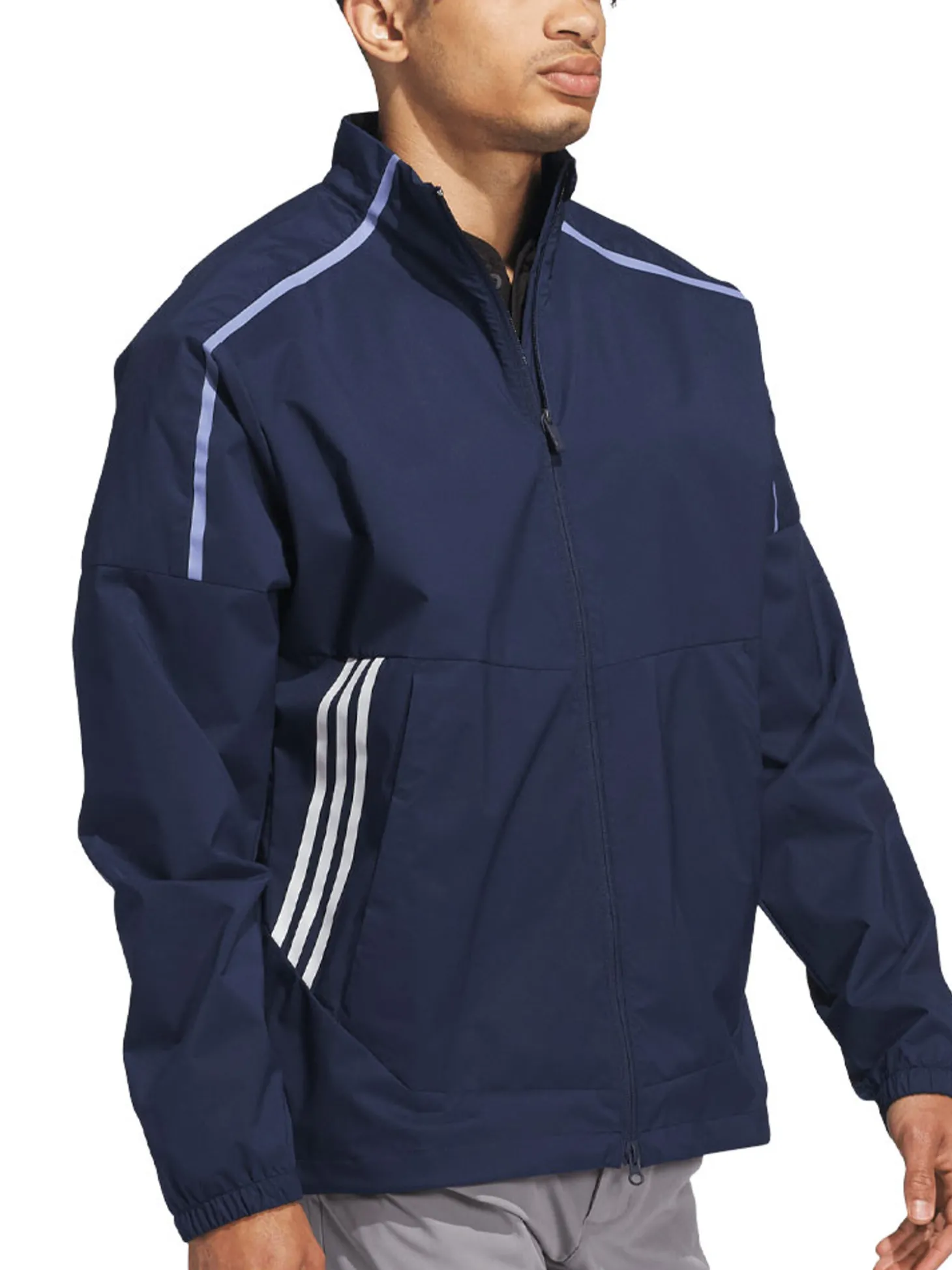 adidas Core Provisional Full-Zip Rain Jacket - Collegiate Navy