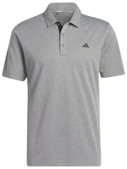 adidas Drive Heather Polo Shirt - Grey Three Mel.
