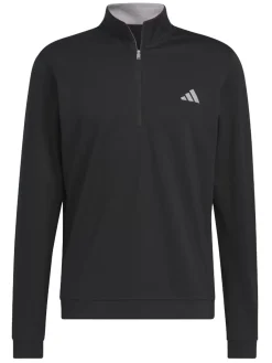 adidas Elevated 1/4-Zip Pullover - Black
