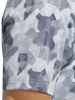 adidas Go-To Printed Polo Shirt - Wonder Blue/Collegiate Navy