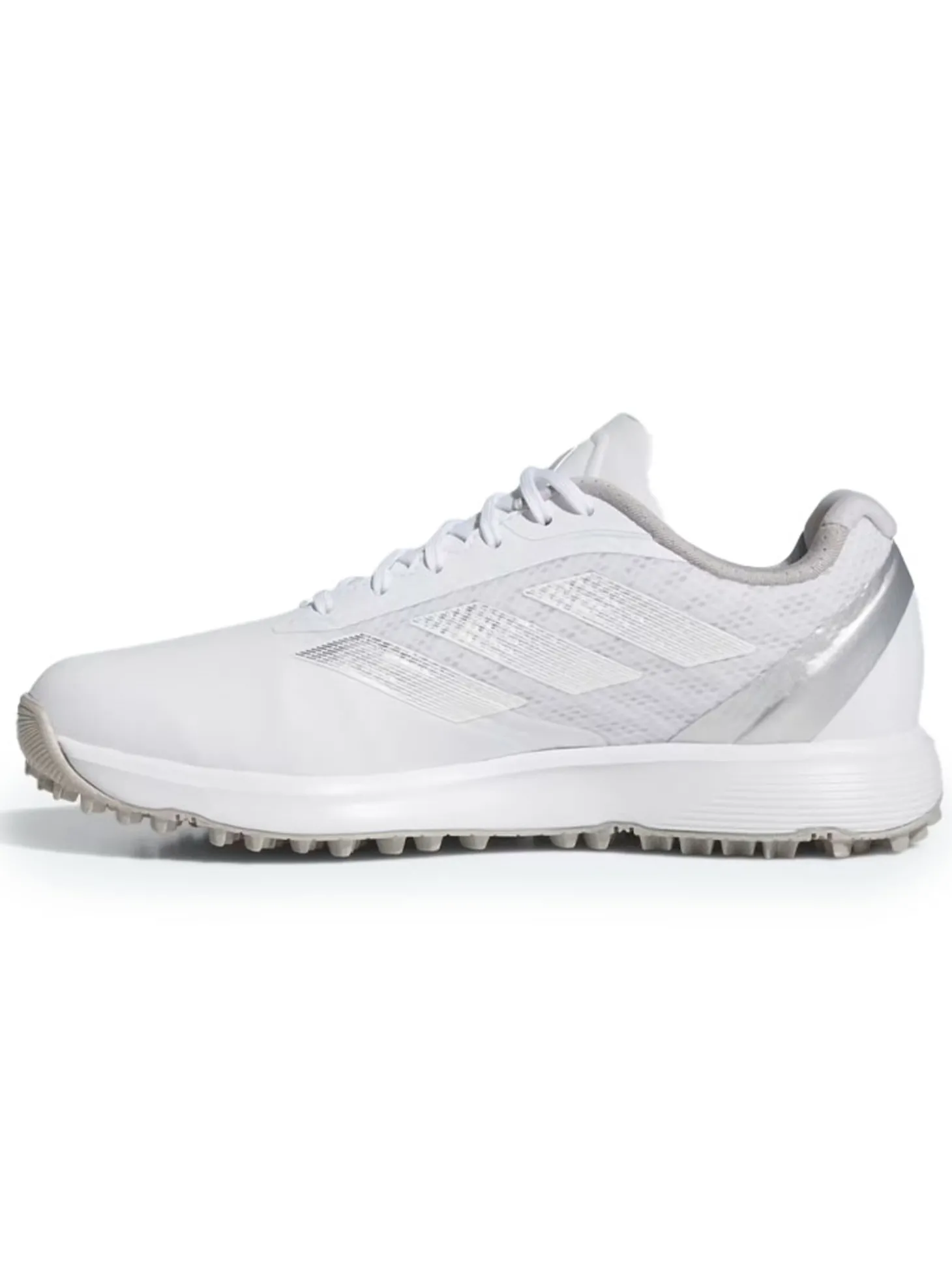 adidas Juniors Adizero ZG Spikeless Golf Shoes - Ftwr White/Silver Met.