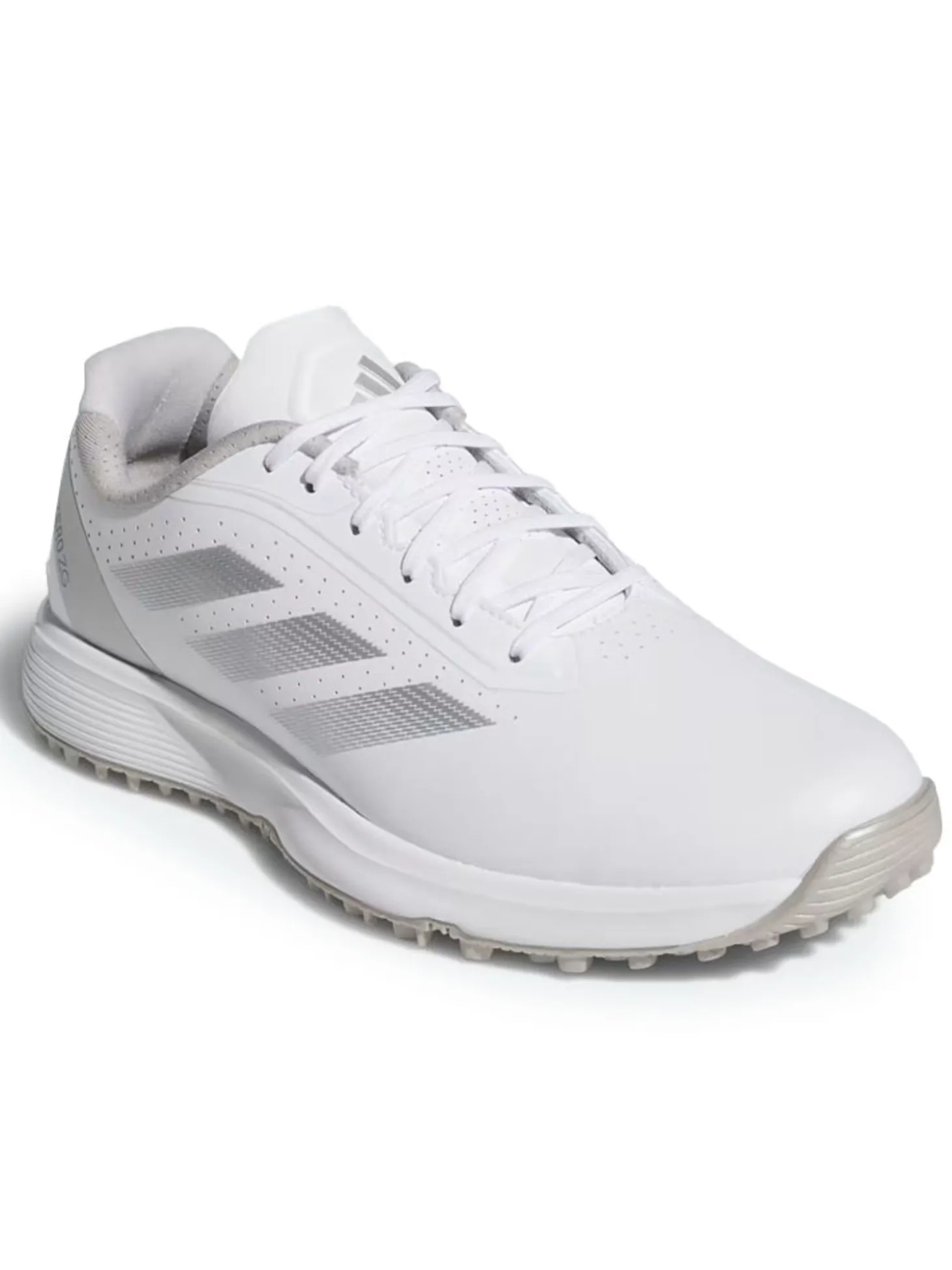 adidas Juniors Adizero ZG Spikeless Golf Shoes - Ftwr White/Silver Met.