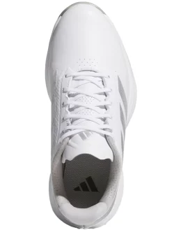 adidas Juniors Adizero ZG Spikeless Golf Shoes - Ftwr White/Silver Met.