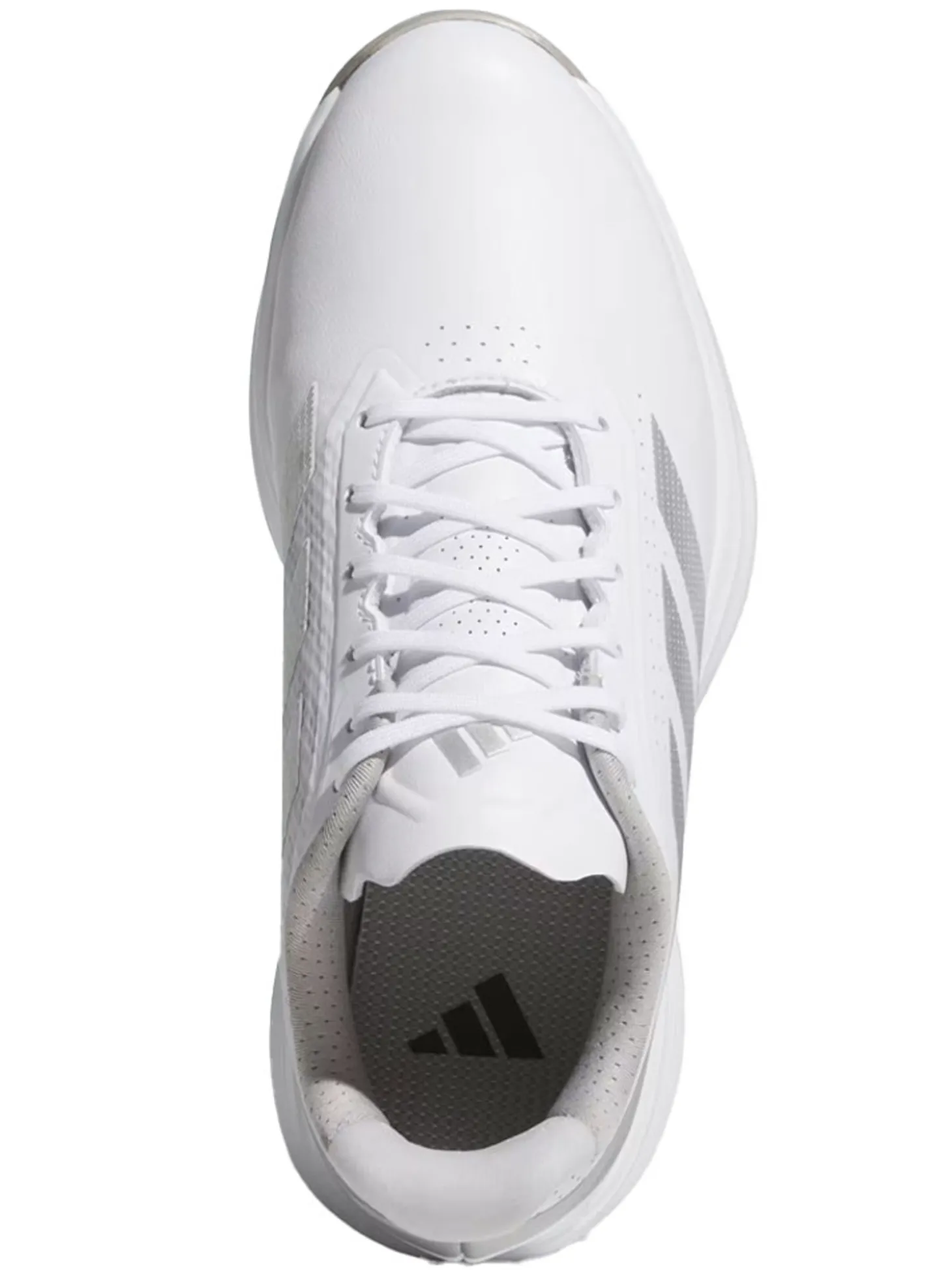 adidas Juniors Adizero ZG Spikeless Golf Shoes - Ftwr White/Silver Met.