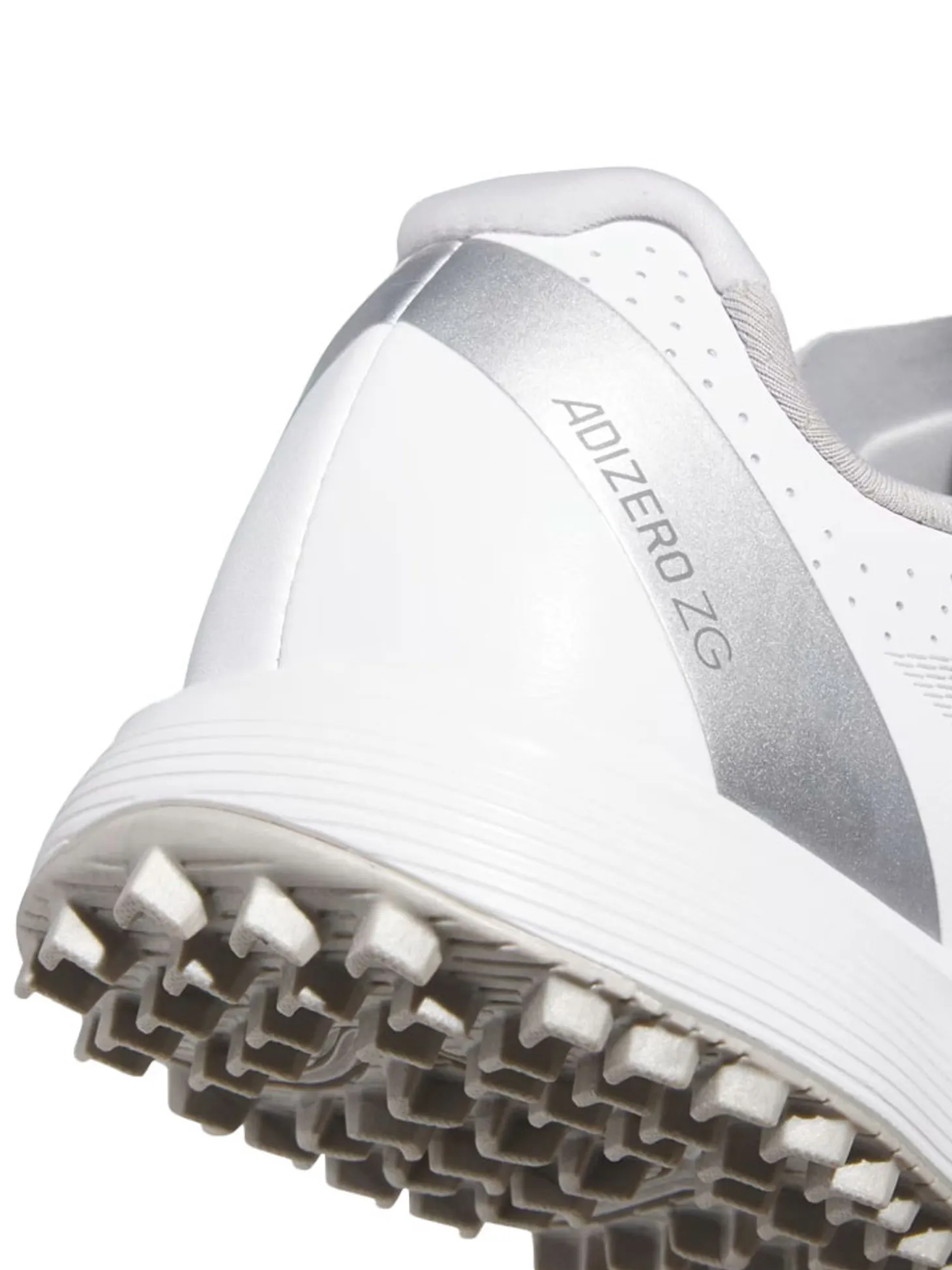 adidas Juniors Adizero ZG Spikeless Golf Shoes - Ftwr White/Silver Met.