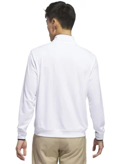 adidas Lightweight Half-Zip Pullover - White