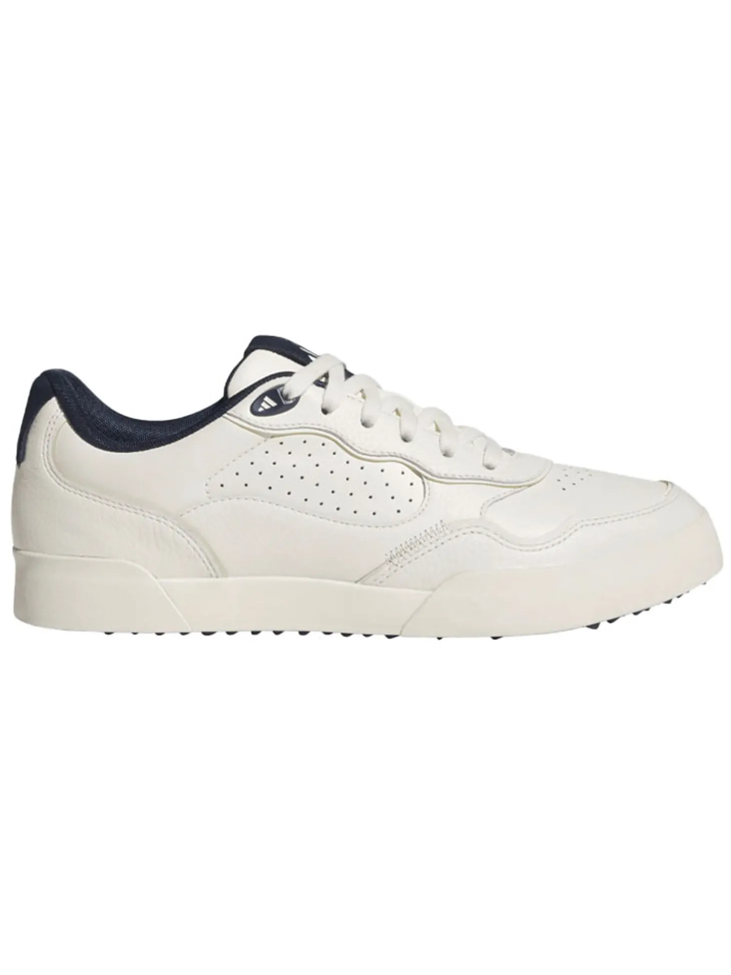 adidas Retrocross 25 Spikeless Golf Shoes - Off White/Indigo
