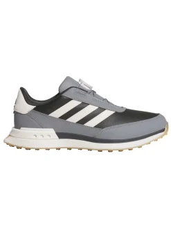 adidas S2G Spikeless BOA Golf Shoes - Carbon/Chalk White/Grey Three
