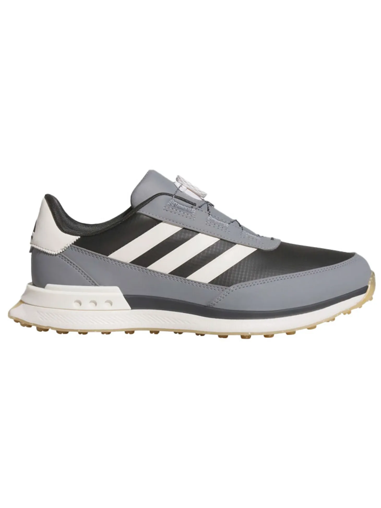 adidas S2G Spikeless BOA Golf Shoes - Carbon/Chalk White/Grey Three