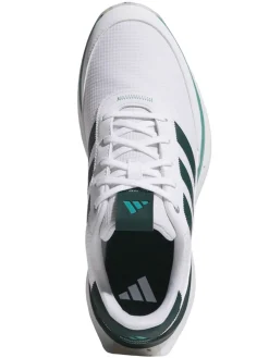 adidas S2G Spikeless Golf Shoes - Ftwr White/Aurora Ivy/Preloved Teal