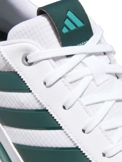 adidas S2G Spikeless Golf Shoes - Ftwr White/Aurora Ivy/Preloved Teal