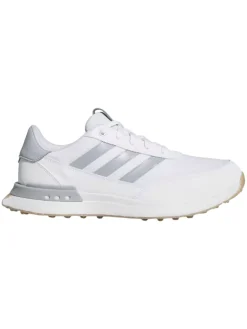 adidas S2G Wide Spikeless Golf Shoes - Ftwr White/Halo Silver/Gum4