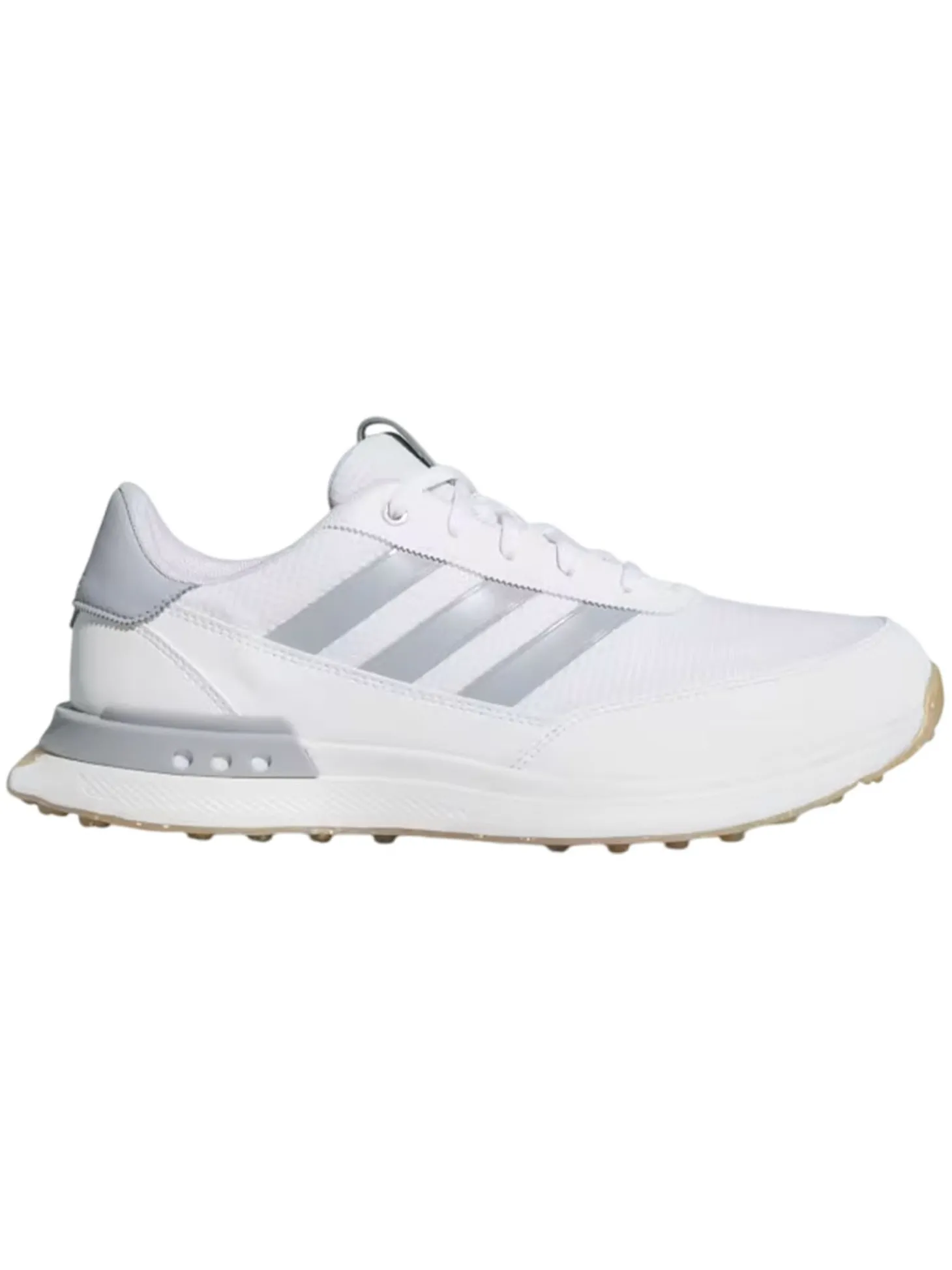 adidas S2G Wide Spikeless Golf Shoes - Ftwr White/Halo Silver/Gum4