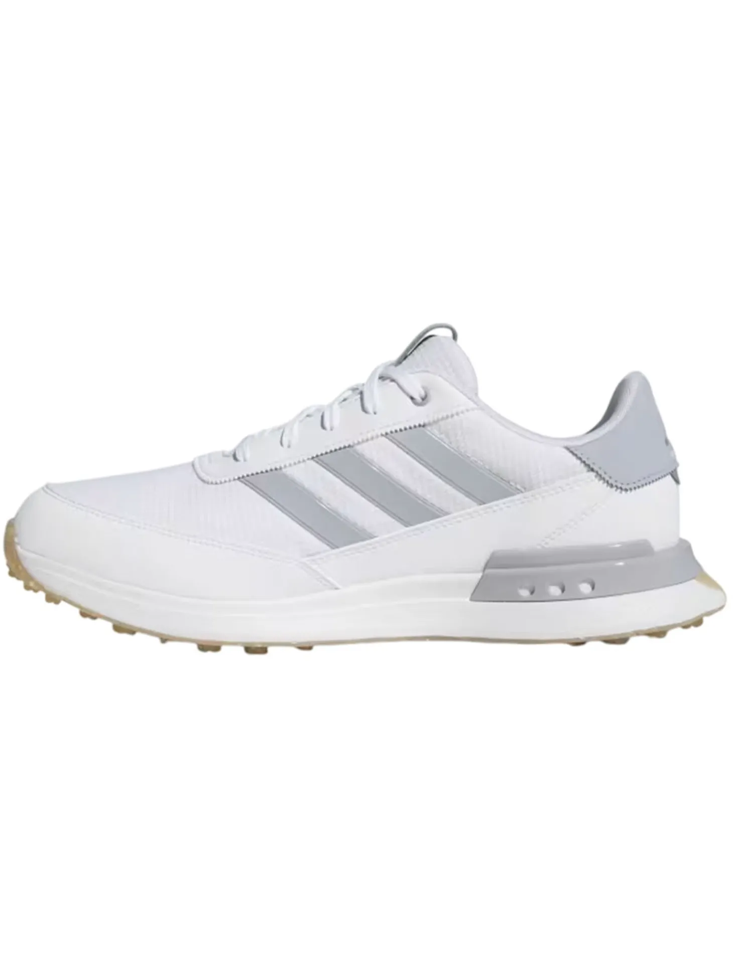 adidas S2G Wide Spikeless Golf Shoes - Ftwr White/Halo Silver/Gum4
