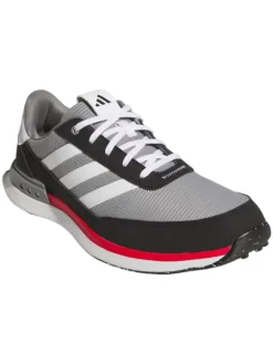 adidas S2G Wide Spikeless Golf Shoes - Grey Three/Ftwr White/Core Black