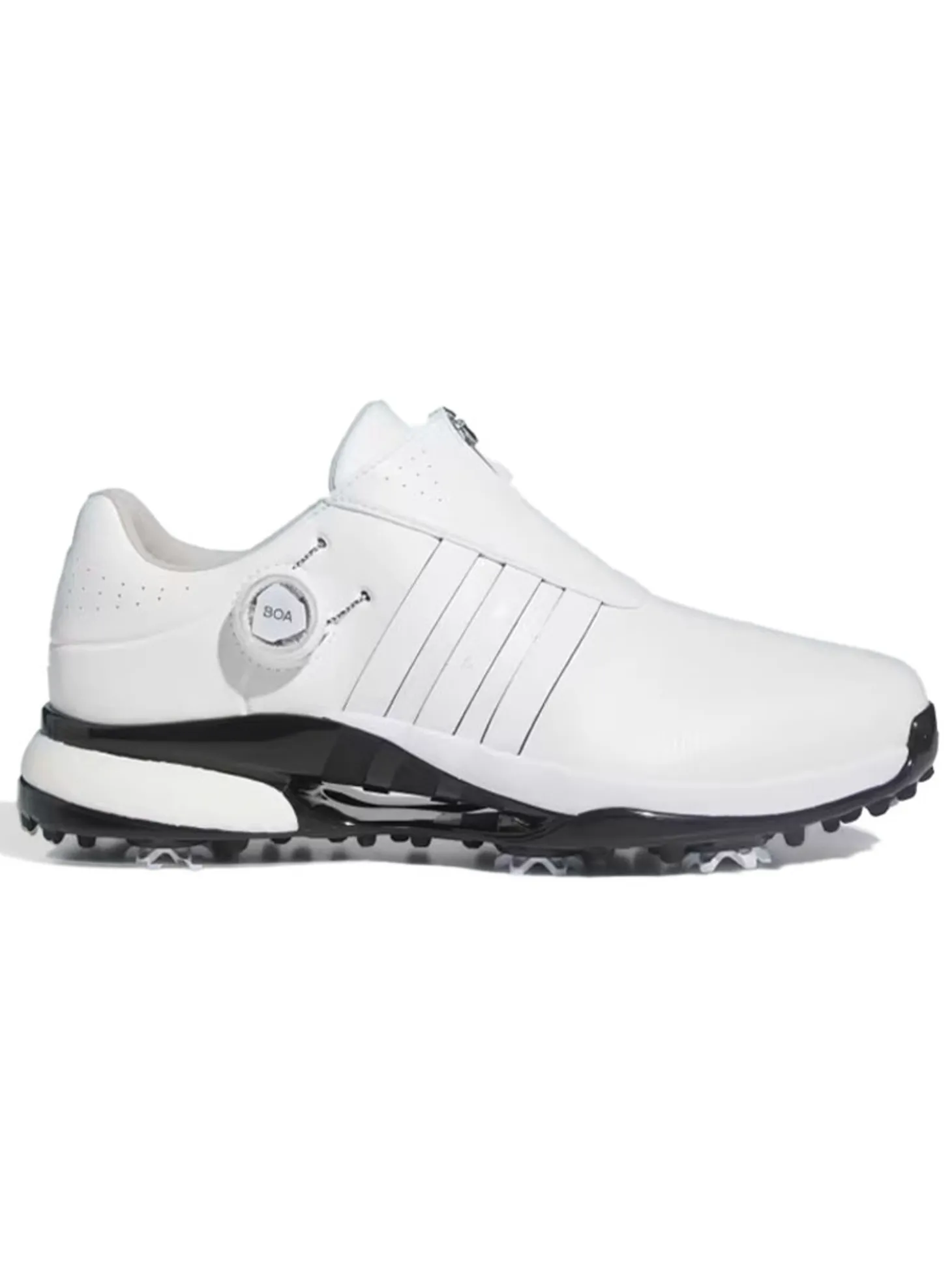 adidas Tour360 24 BOA Boost Golf Shoes (Wide Fit) - Ftwr White/Ftwr White