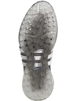 adidas Tour360 25 Wide Spikeless Golf Shoes - Ftwr White/Ftwr White/Silver Met.