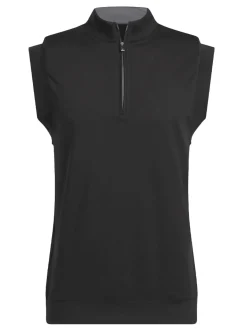 adidas Ultimate365 Classic Quarter-Zip Vest - Black
