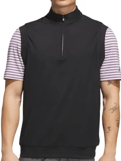 adidas Ultimate365 Classic Quarter-Zip Vest - Black