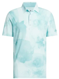 adidas Ultimate365 Printed Cool Feeling Tour Polo Shirt - Mint Tone