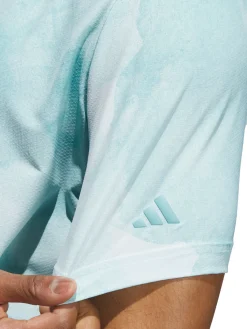 adidas Ultimate365 Printed Cool Feeling Tour Polo Shirt - Mint Tone