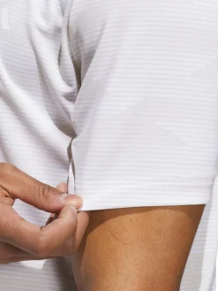 adidas Ultimate365 Speed Stripe Polo Shirt - Alumina/White