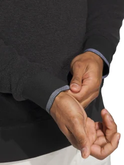 adidas Ultimate365 Tour Crewneck Sweatshirt - Black