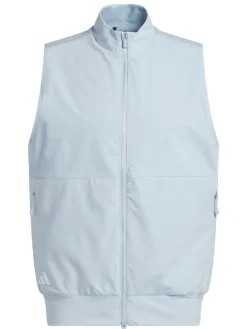 adidas Ultimate365 Tour Full-Zip Vest - Wonder Blue