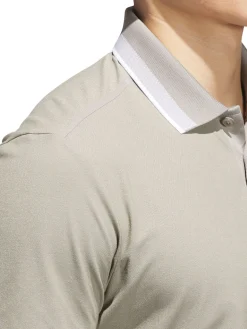 adidas Ultimate365 Tour Twistknit Pique Polo Shirt - Putty Beige