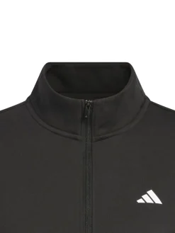 adidas Womens Performance Quarter-Zip Jacket - Black