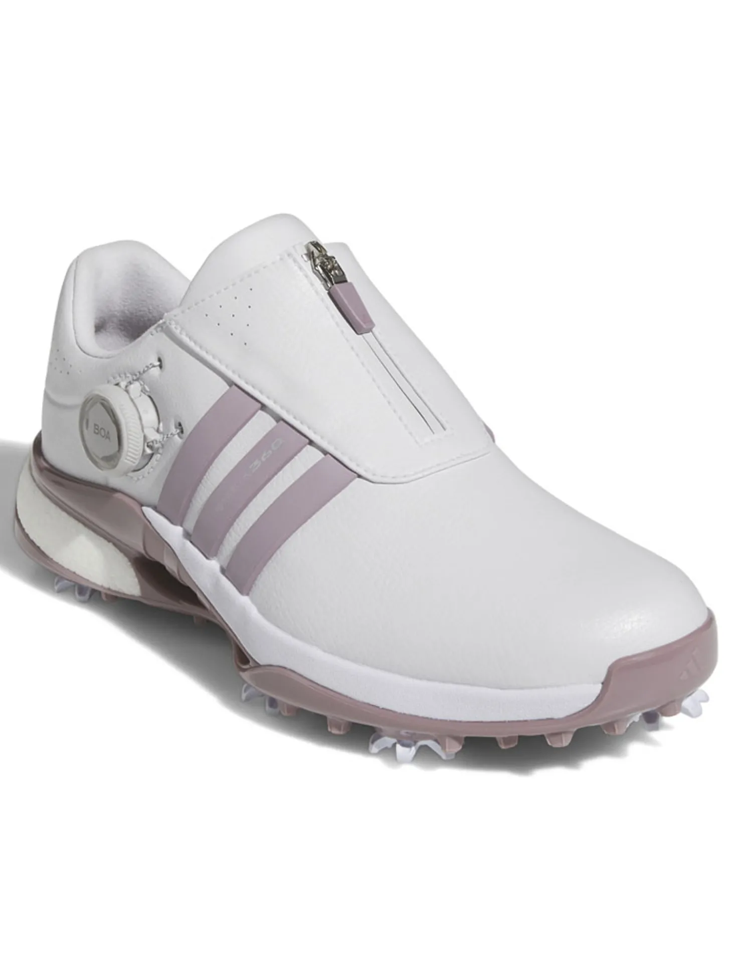 adidas Women's Tour360 24 BOA Boost Golf Shoes - Dash Grey/Preloved Fig