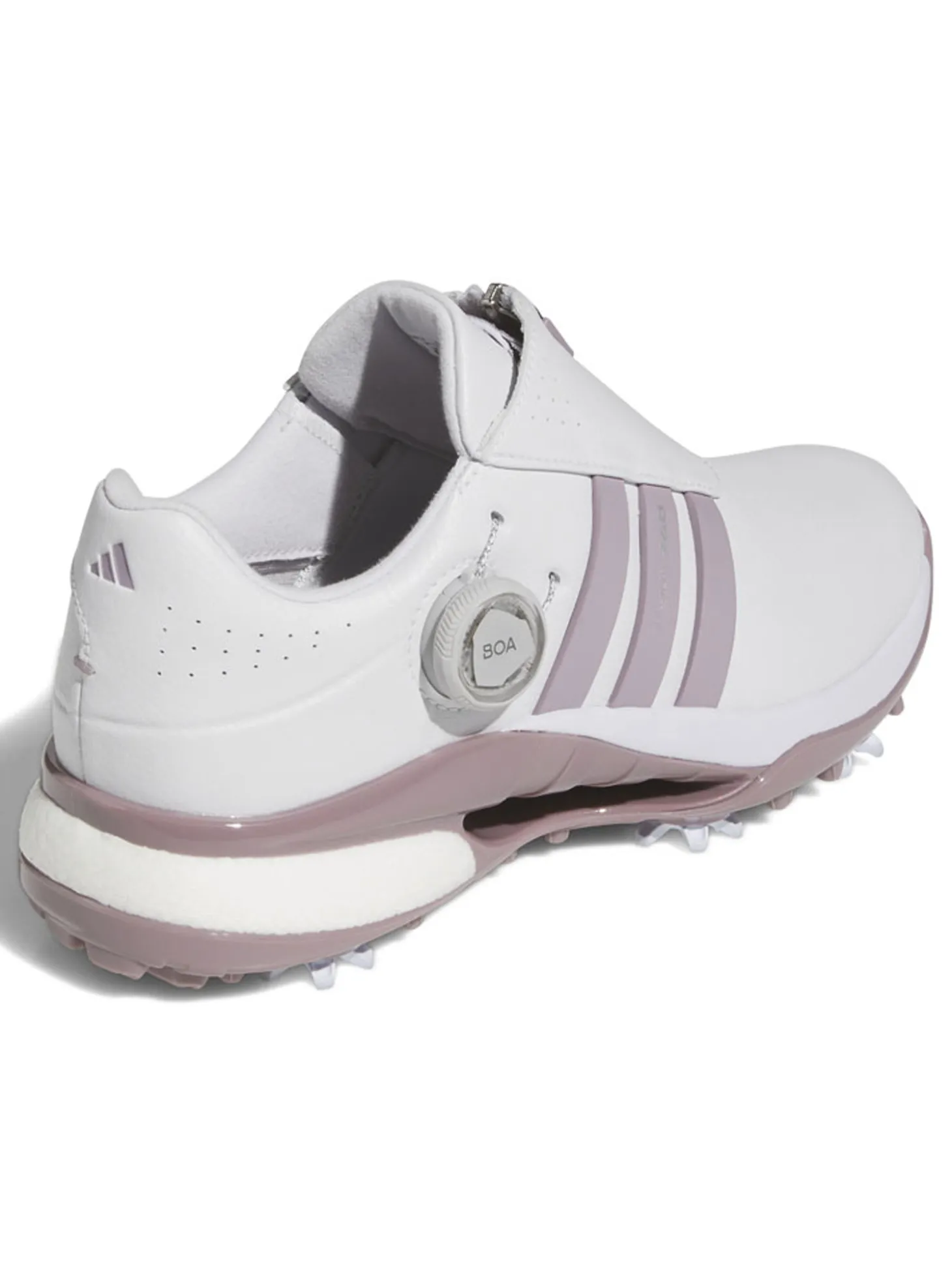adidas Women's Tour360 24 BOA Boost Golf Shoes - Dash Grey/Preloved Fig