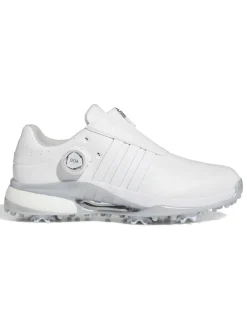 adidas Women's Tour360 24 BOA Boost Golf Shoes - Ftwr White/Silver Met.
