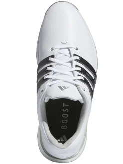 adidas Women's Tour360 24 Boost Golf Shoes - Ftwr White/Core Black/Green Spark