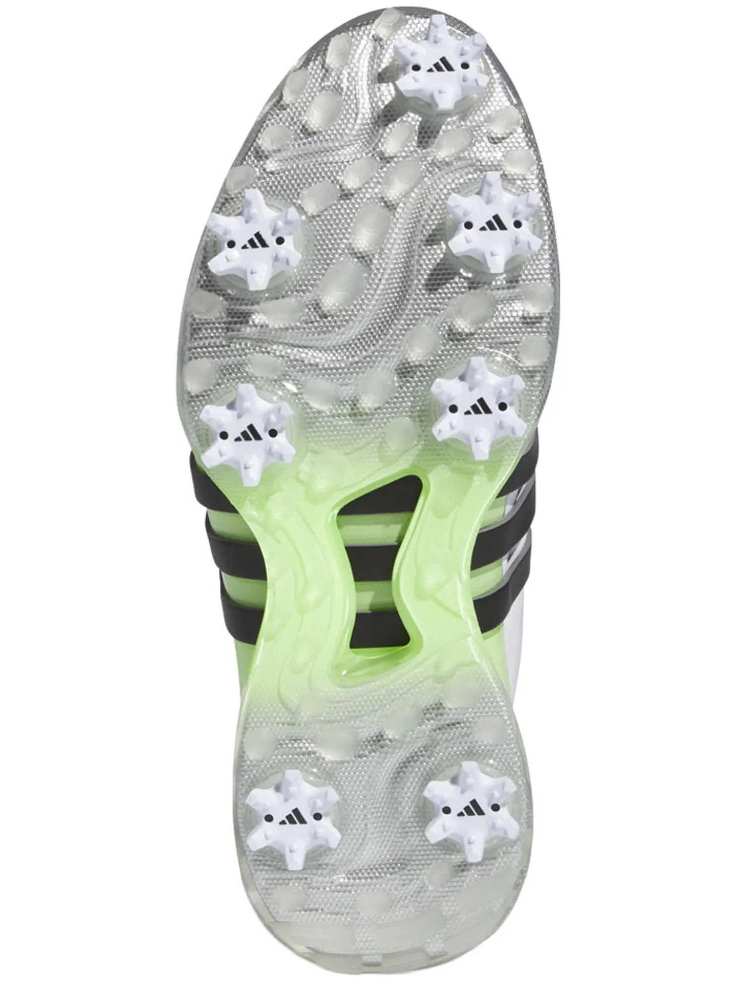 adidas Women's Tour360 24 Boost Golf Shoes - Ftwr White/Core Black/Green Spark