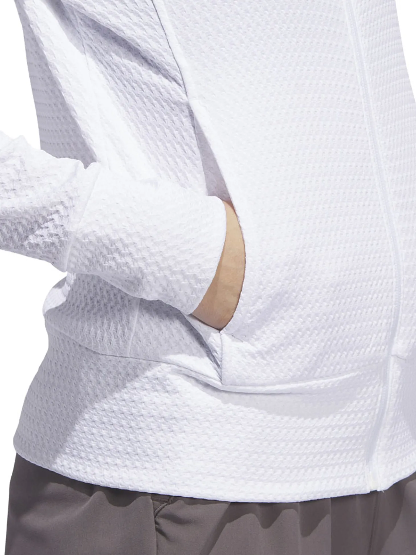 adidas Womens Ultimate365 Texture Jacket - White