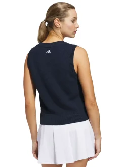 adidas Womens Ultimate365 Tour Knit Vest - Collegiate Navy