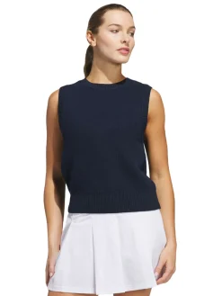 adidas Womens Ultimate365 Tour Knit Vest - Collegiate Navy