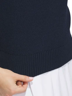 adidas Womens Ultimate365 Tour Knit Vest - Collegiate Navy