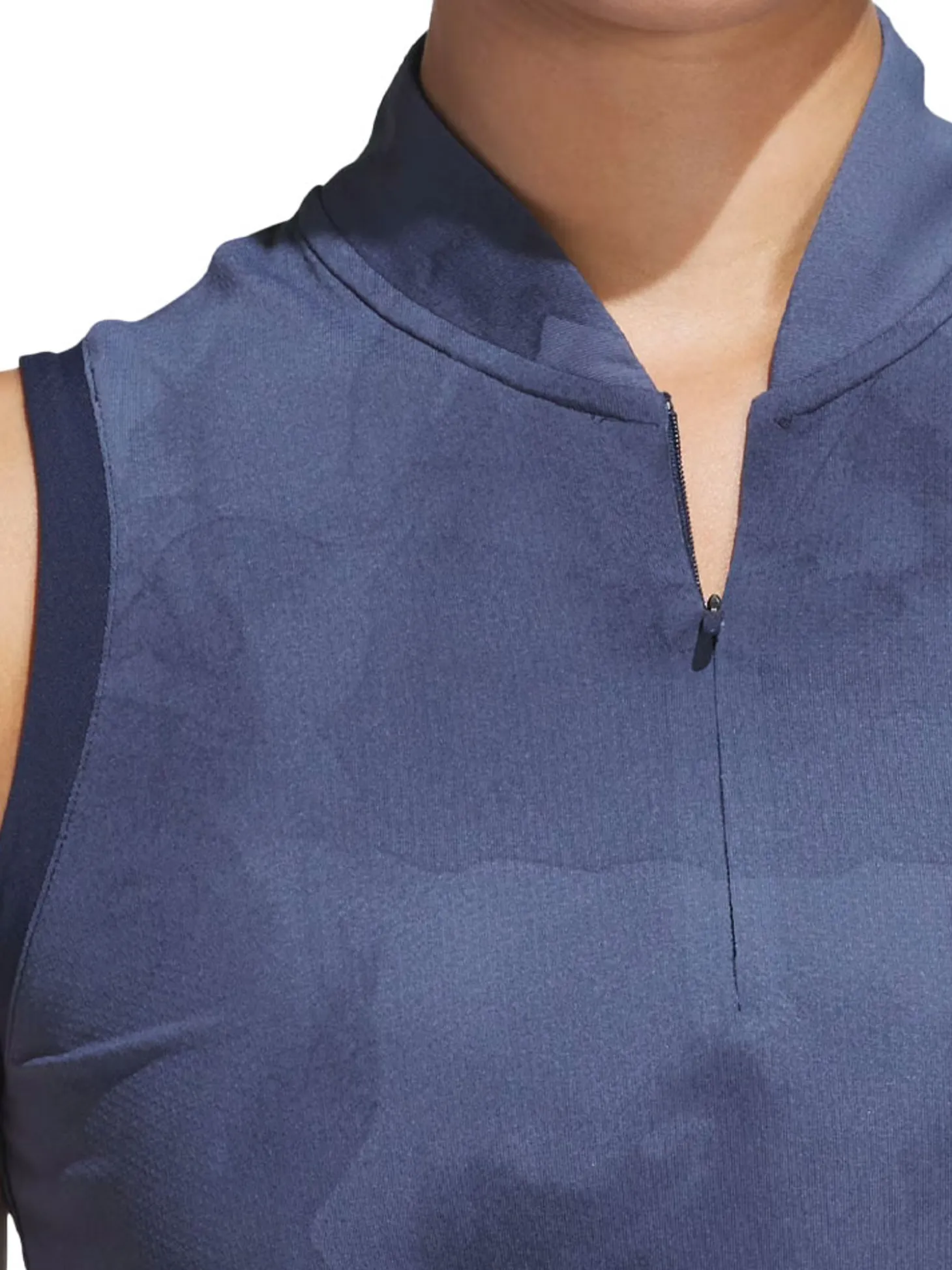 adidas Womens Ultimate365 Tour Sleeveless Polo Shirt - Collegiate Navy