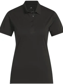 adidas Womens Ultimate365 Tour Twistknit Polo Shirt - Black