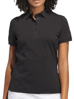 adidas Womens Ultimate365 Tour Twistknit Polo Shirt - Black