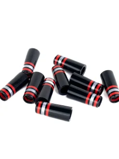 BB&F Co Ferrule 1.3 Inch - Scarlet + Silver (10 Pack)