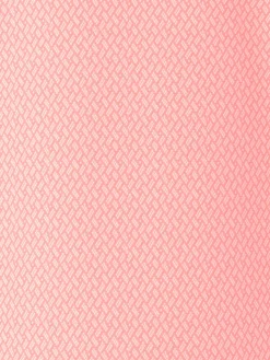 Ben Hogan 2 Tone Micro Geo Jacquard Polo - Strawberry Pink