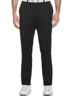 Ben Hogan Active Waistband Flat Front Golf Pant - Caviar